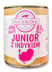 DOCTOR DOG JUNIOR INDYK MOKRA KARMA DLA SZCZENIĄT