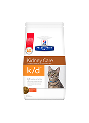 HILLS PRESCRIPTION DIET FELINE KIDNEY CARE K/D SUCHA KARMA DLA KOTA