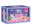 BRIT PREMIUM CAT FAMILY ZESTAW SASZETEK DLA KOTA filety w galaretce