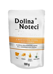 DOLINA NOTECI PREMIUM Z BAŻANTEM, DYNIĄ I MAKARONEM saszetka dla małego psa