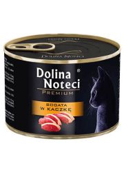 DOLINA NOTECI PREMIUM BOGATA W KACZKĘ puszka dla kota