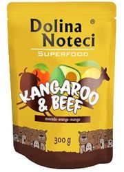 DOLINA NOTECI SUPERFOOD KANGUR I WOŁOWINA saszetka dla psa