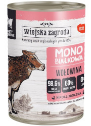 WIEJSKA ZAGRODA KARMA DLA KOTA monobiałkowa wołowina