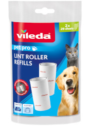 VILEDA PET PRO WKŁADY DO ROLKI DO USUWANIA SIERŚCI ZWIERZĄT