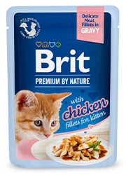 BRIT PREMIUM CAT KARMA DLA KOCIĄT - z filetami kurczaka