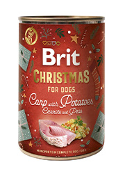 BRIT MONO PROTEIN CHRISTMAS MOKRA KARMA DLA PSA z karpiem