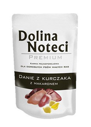 DOLINA NOTECI PREMIUM DANIE Z KURCZAKA Z MAKARONEM saszetka dla małego psa