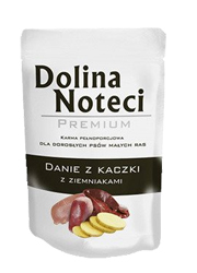 DOLINA NOTECI PREMIUM DANIE Z KACZKI Z ZIEMNIAKAMI saszetka dla małego psa